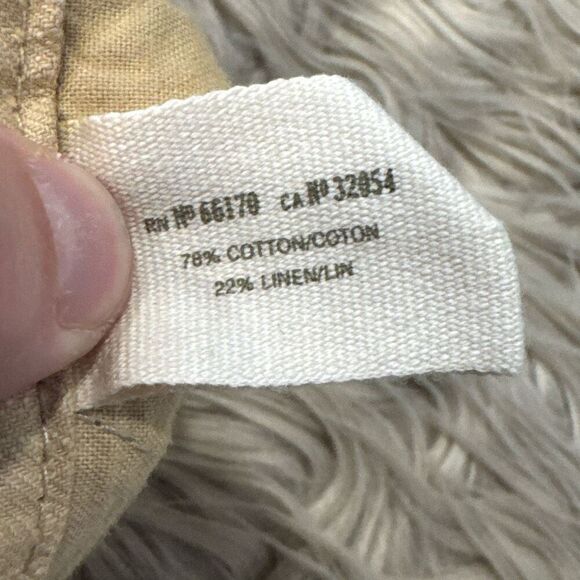 DAUGHTERS OF THE LIBERATION ANTHROPOLOGIE khaki button down skirt size 2 - Picture 3 of 5